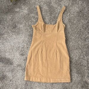 Urban Outfitters Tan Sleeveless Dress